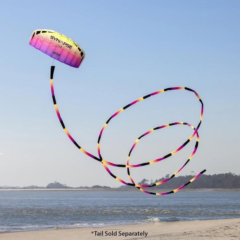 Prism Kite Technology Synapse 140 Dual-line Parafoil Kite - an Ideal Entry Level Kite for Kids and Adults to Dual-line Kiting, Plasma - Image 3
